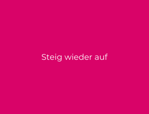 Steig wieder aufs Rad